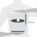 Dispensador Toalla En Rollo Blanco 1