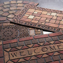 Limpiapies Welcome 45X75 Cm Caucho Multicolor