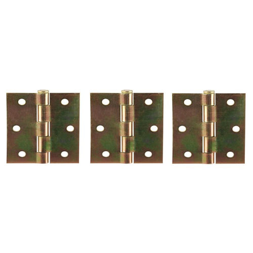 Set Bisagras L84 3,5"x3,5" Zincado 3 un