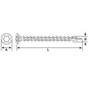 Tornillo Madera Madera 180 Mm 14 10 Unidad(Es)