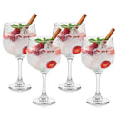 Set 4 Copas de Vino tinto 653 cm3 Vidrio transparente