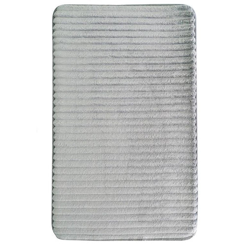 Piso de Bano Perfomance 50x80 cm Poliester Gris