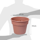Macetero De Plastico 23 Cm