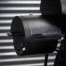 Parrilla A Carbon Con Ahumador 2 En 1