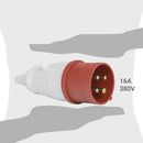 Enchufe Macho Volante 16A 380V