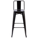 Taburete Tolix Negro 101x44.5x43.5 cm
