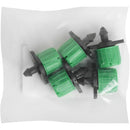 Set de goteros boton regulables plastico 5 unidades