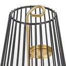 Porta Tealight Metalico Decorativo 3 Velas 26 Cm