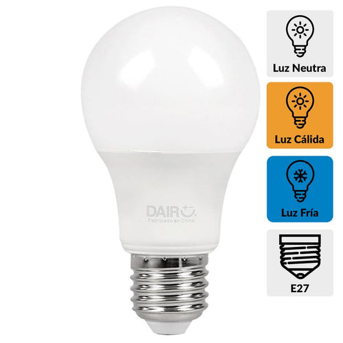 Ampolleta Led 8 W E27 806 lm Luz Calida,Neutra y Fria