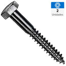 Tornillo Tirafondo Madera 1-1/2 Pulg 1/4 Pulg 2 Unidad(Es)