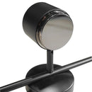 Barra Led Kivu 3 Luces Metal Negro