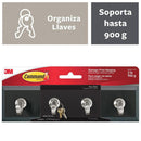 Colgador de Llaves Plastico Negro