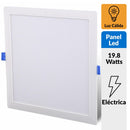 Panel Led Empotrado Cuadrado Blanco 18W Luz Calida