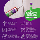 Afix Green Sellador Acrilico Blanco 0,430Kg