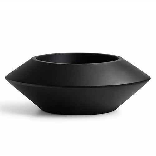Porta Maceta Biobamboo Negro 18X7