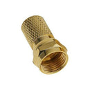 Pack De 10 Conectores Tipo F Atornillables Para Cable Coaxial Rg6