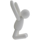 Set De 3 Ganchos Buddy Plastico Blanco