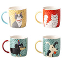 Taza 350 Ml Ceramica Gatos/Perros Colores Surtidos