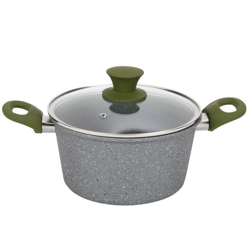Olla de Aluminio 20 cm 2.7 l Gris Marble