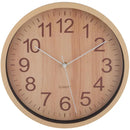 Reloj wooden 29x29cm natural