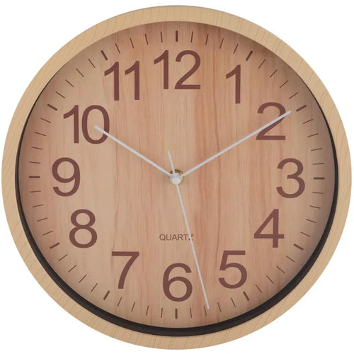Reloj wooden 29x29cm natural