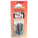 Perno 1/4 X 1 Pulg + Tuerca+Gol 8U