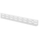 Pilar ranurado doble metal 160 cm blanco