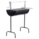 Parrilla A Carbon Con Roldana Metal