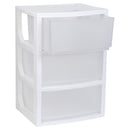 Cajonera 39X71X46 Cm 127.4 L Blanco/Transparente
