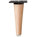 Pata Conica madera 150mm laca