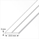Barra Plana 2. 35X0. 2 Cm Largo 5 Metros
