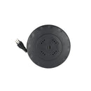 Alargador Retractil 4 Tomas Usb A + Usb C 5 M Negro