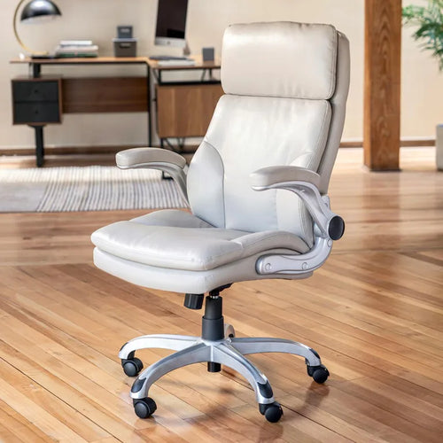 Sillon Pc Ejecutiva Carter Marfil