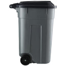 Basurero Contenedor 140 L Negro Con Ruedas