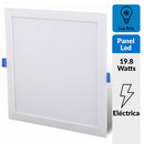 Panel Led Empotrado Cuadrado Blanco 18W Luz Fria