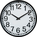 Reloj redondo 30x30x4 cm negro