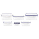 Set 6 Contenedores De Alimentos Plastico 400 Ml