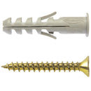 Tarugo Nylon SA6mm + Tornillo 4.5x35mm 400 unidades