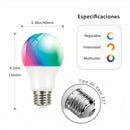 Ampolleta Led Wifi 9 W E27 800 lm Luz Multicolor