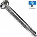 Tornillo Roscalata Metal 1-1/4 6 mm 30 unidad(es)