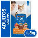 Alimento para Gato Adulto Pollo, carne y salmon 8 kg