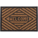 Limpiapies Welcome 60X40 Cm Caucho Cafe/Negro