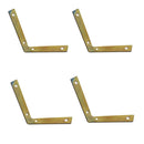 Set de escuadras para silla 3" 4 unidades