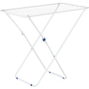 Tendedero De Ropa Basico Plegable Acero 90X49 Cm Blanco