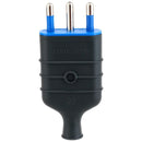 Enchufe Macho Volante 2P+T 16 A Negro