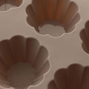 Molde 6 Cavidades Queques Taupe