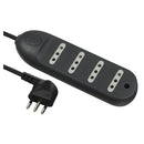 Alargador 4 Toma(S) 1.5 M Negro
