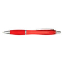Boligrafo Plastico Wind Color (Rojo, Impresion Un Color)