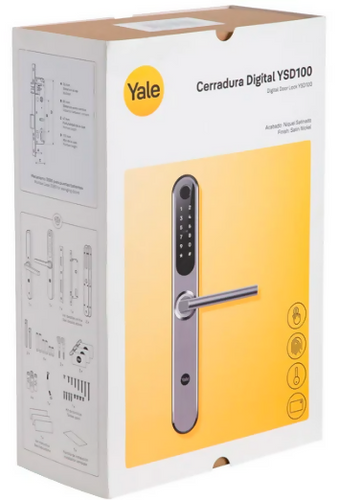 Cerradura Digital YSD100 B35 Perfil Angosto Níquel