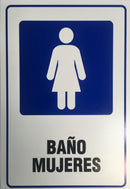 Señalética Baño Mujeres SMF 